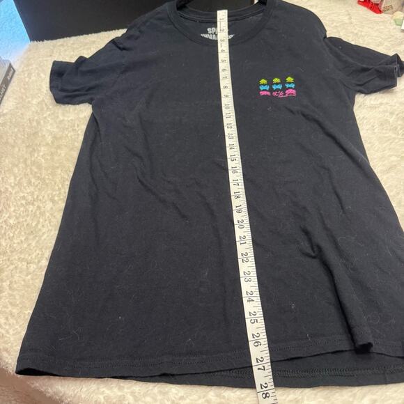 Space Invaders Black Short Sleeve T Shirt Size M Unisex Atari Games - Picture 6 of 7